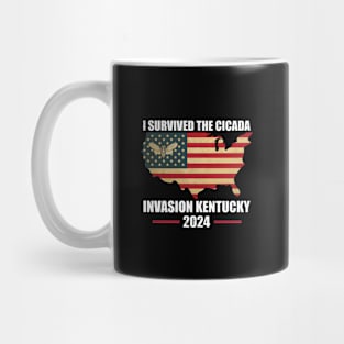 I Survived The Cicada Invasion Kentucky 2024 Mug